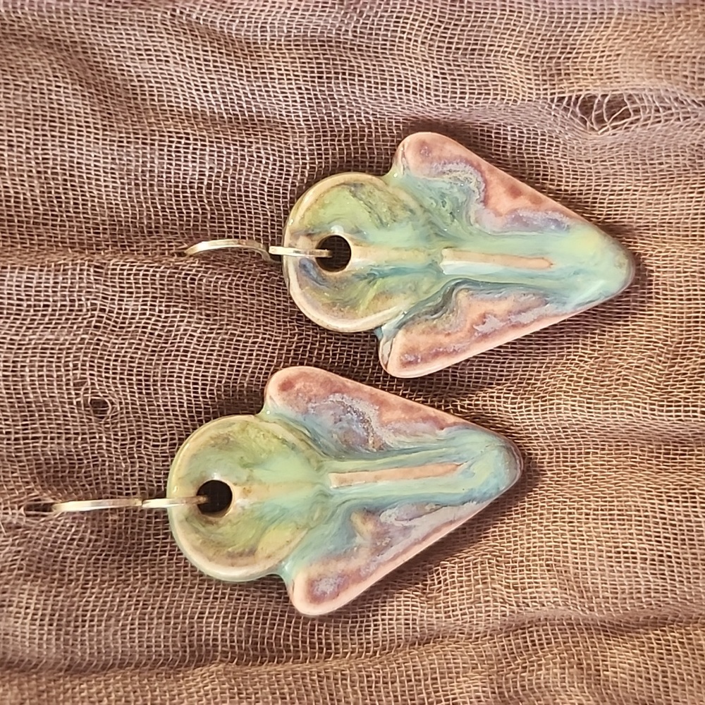 Artisan created earrings